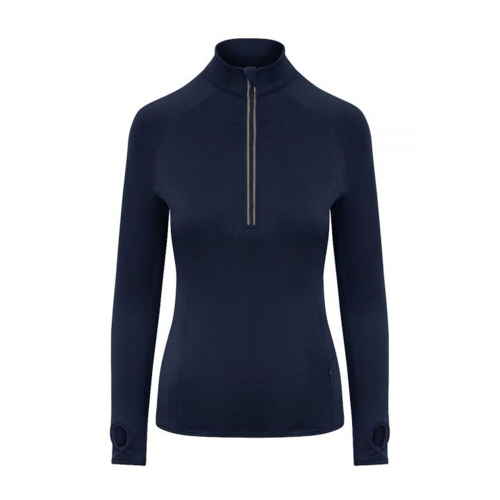 AWDis Womens/Ladies Cool-Flex Half Zip Top / French Navy